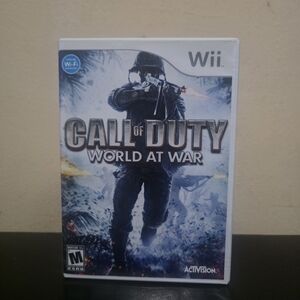 Call of Duty: World at War (Nintendo Wii, 2008) Tested-Working No Manual